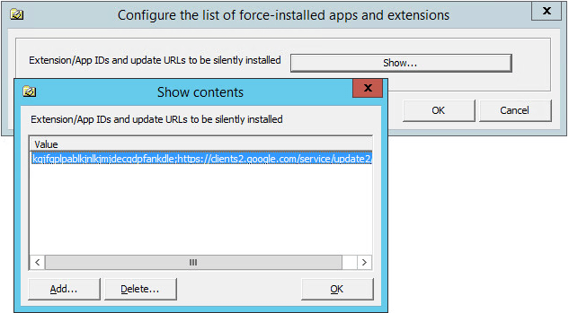 Illustration from "Deploying Google Chrome extensions using Ivanti WM"