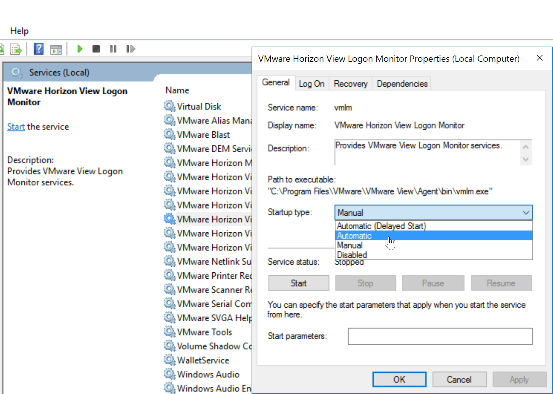 Illustration from "VMware Logon Monitor - What is it and why should you use it"