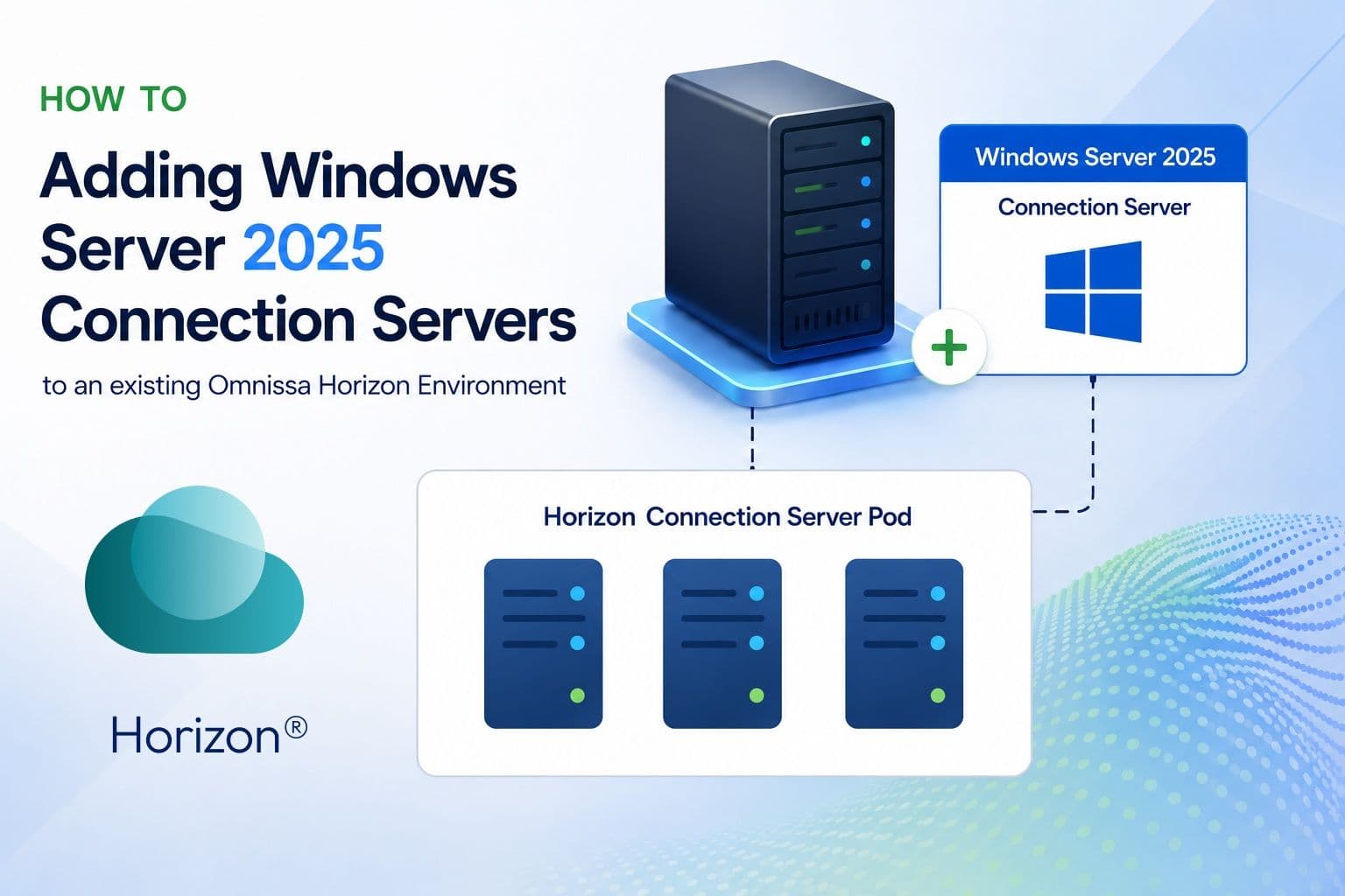 Adding Windows Server 2025 Connection Servers to an existing Omnissa Horizon Environment