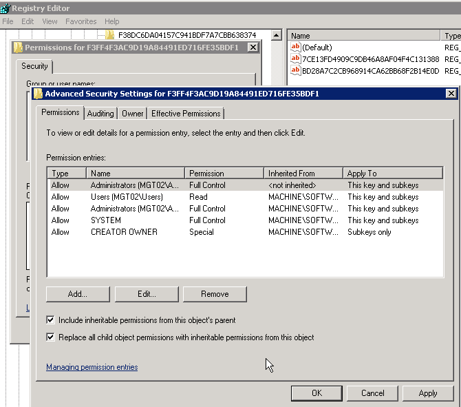 Illustration from "Registry entry permission denied - workaround"